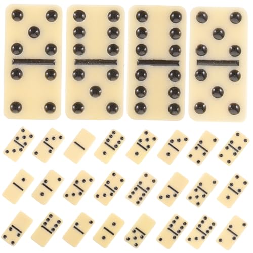 GALPADA Dominoes Set mit Schwarzen Punkten Klassisches Domino Spielbrett für Familien und Erwachsene Brettspiel für Partys und Gesellige Runden GALPADA Dominoes Set mit Schwarzen Punkten Klassisches Domino Spielbrett für Familien und Erwachsene Brettspiel für Partys und Gesellige Runden von GALPADA