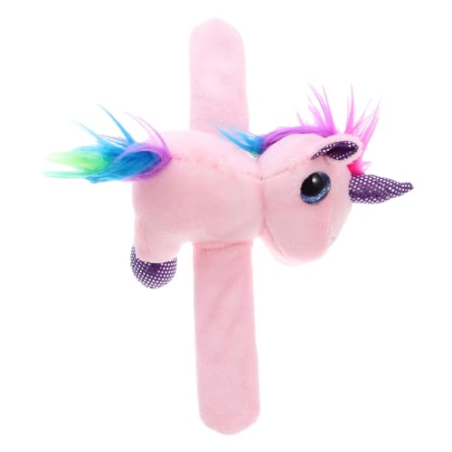GALPADA Einhornarmbandspielzeug armbänder für Kindermode Tier Plüsch Einhorn Schlagarmbänder Rosa gefüllte Armbänder neuartige Schlagarmbänder PP Baumwolle GALPADA Einhornarmbandspielzeug armbänder für Kindermode Tier Plüsch Einhorn Schlagarmbänder Rosa gefüllte Armbänder neuartige Schlagarmbänder PP Baumwolle von GALPADA