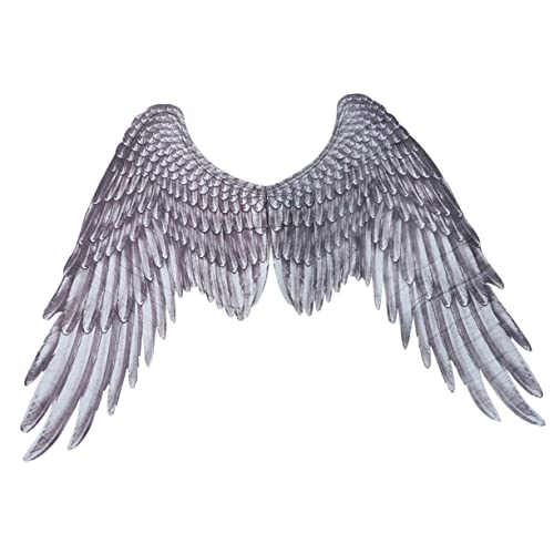 GALPADA Engelsflügel kinderkleider kinderkleidung Angel wing costume federkleid kinderkostüme Flügel Cosplay Engel-Cosplay-Stütze Engel-Kostüm-Requisite Engel große Flügel Eisendraht Black von GALPADA