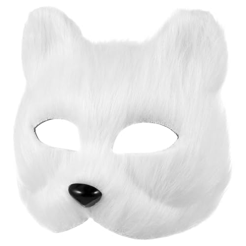 GALPADA Fuchs Maske Für Halloween Halbe Gesichtsmaske Aus Hochwertigem Material Ideal Für DIY Maskerade Und Kreative Kostüme Perfekte Requisite Für Partys Und Veranstaltungen von GALPADA