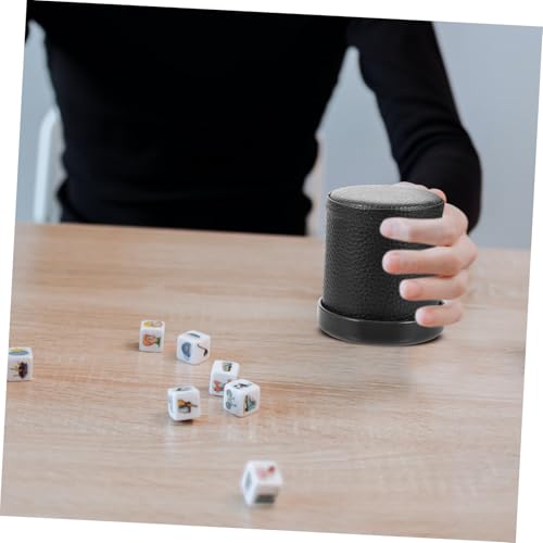 GALPADA Geräuschloser Kompakter Würfelbecher aus Rotem Leder mit Weichem Innenfutter und Sockel Kleiner Würfelhalter für Ktv Bar und Brettspiel Unterhaltung Leicht und Praktisch für GALPADA Geräuschloser Kompakter Würfelbecher aus Rotem Leder mit Weichem Innenfutter und Sockel Kleiner Würfelhalter für Ktv Bar und Brettspiel Unterhaltung Leicht und Praktisch für von GALPADA
