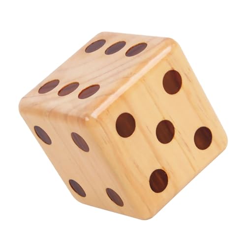 GALPADA Großer Holzwürfel Spielwürfel aus Massivholz für Brettspiele Party Deko Lernspielzeug Erwachsene Vielseitig Einsetzbar Robust und Handlich GALPADA Großer Holzwürfel Spielwürfel aus Massivholz für Brettspiele Party Deko Lernspielzeug Erwachsene Vielseitig Einsetzbar Robust und Handlich von GALPADA