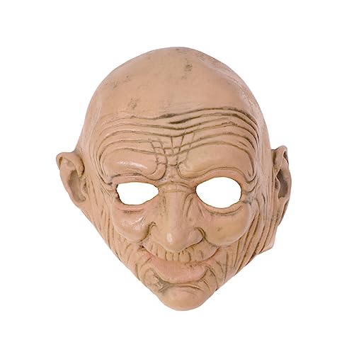 GALPADA Halloween Alte Frau Für Gruselige Kostümpartys Perfekte Maske Für Maskeraden Und Halloween Dekoration Ideal Für Damen Und Als Kostümzubehör von GALPADA