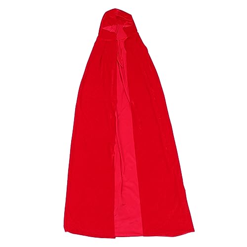 GALPADA Halloween Cosplay Umhang Mit Kapuze Rotes Cape Für Kostü Bühnenaufführungen Und Dekoration Unisex Ideal Für Halloween Partys Und Kreative Auftritte von GALPADA