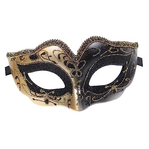 GALPADA Halloween Maskerade Maske Für Kreative Halbgesichtsmaske Mit Glitzer Für Karneval Und Kostümparty Perfekte Verkleidung Für Halloween Und Kinderfeste von GALPADA