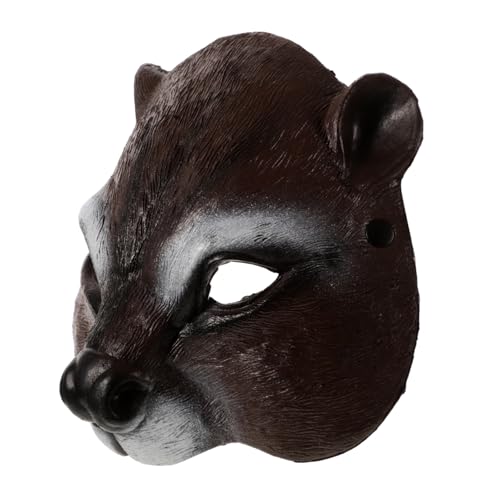 GALPADA Halloween-Tiermasken Eichhörnchen Kostüm Maske Halloween-Cosplay-Maske Kaninchen Maskerade Karikatur halloween dekoration halloween maske Tierkostüm Maske Lustige Masken PU-Schaum von GALPADA