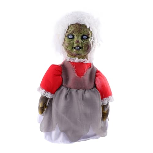 GALPADA Halloween Voice-aktivierte Induktionspuppe Gruselige Leuchtende Laufpuppe mit Schaurigem Sound Halloween Dekoration für Party und Spukhaus Batteriefrei Realistische Horror-deko GALPADA Halloween Voice-aktivierte Induktionspuppe Gruselige Leuchtende Laufpuppe mit Schaurigem Sound Halloween Dekoration für Party und Spukhaus Batteriefrei Realistische Horror-deko von GALPADA