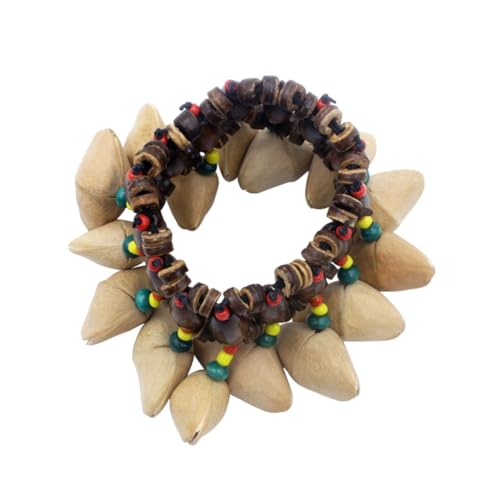 GALPADA Handglocke Afrikanischer Tribal Stil Tanz Armband Conga Percussion Instrument Zubehör für Mädchen Musikspielzeug Ab Jahren Bunte Trommel Glocken für Sensorik und Tanzspaß GALPADA Handglocke Afrikanischer Tribal Stil Tanz Armband Conga Percussion Instrument Zubehör für Mädchen Musikspielzeug Ab Jahren Bunte Trommel Glocken für Sensorik und Tanzspaß von GALPADA
