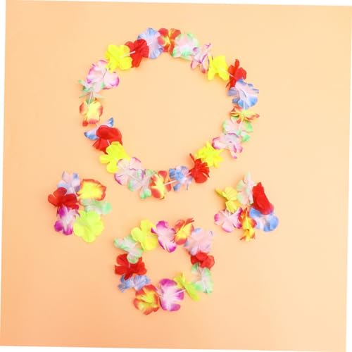 GALPADA Hawaiian Grasrock Set Grün mit Blumenhaarreif Armbändern und Halsgirlande für Luau Hula Strandparty Karneval Kostüm Zubehör GALPADA Hawaiian Grasrock Set Grün mit Blumenhaarreif Armbändern und Halsgirlande für Luau Hula Strandparty Karneval Kostüm Zubehör von GALPADA