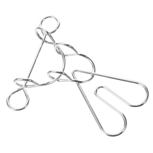 GALPADA Herzförmiger Metall Puzzle Ring Pädagogisches Intelligenzspielzeug für Leichtes Langlebiges Entsperrspiel mit Einfachem Bedienkomfort Tragbar und Sicher für Lernzwecke GALPADA Herzförmiger Metall Puzzle Ring Pädagogisches Intelligenzspielzeug für Leichtes Langlebiges Entsperrspiel mit Einfachem Bedienkomfort Tragbar und Sicher für Lernzwecke von GALPADA