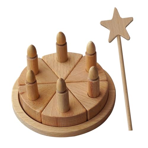 GALPADA Holz DIY Kuchen Simulierte Geburtstagstorte zum Schneiden Pädagogisches Rollenspiel für Langlebiges Stilvolles Holz Kuchen Zubehör für Mädchen und Jungen GALPADA Holz DIY Kuchen Simulierte Geburtstagstorte zum Schneiden Pädagogisches Rollenspiel für Langlebiges Stilvolles Holz Kuchen Zubehör für Mädchen und Jungen von GALPADA