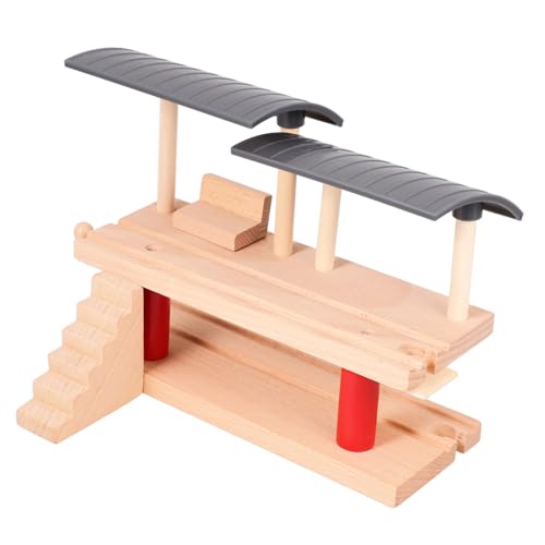 GALPADA Holz Doppelstock Zug Plattform DIY Eisenbahn Zubehör Teilig Kompatibel mit Holzschienen Pädagogisch Geeignet für Ab Jahren GALPADA Holz Doppelstock Zug Plattform DIY Eisenbahn Zubehör Teilig Kompatibel mit Holzschienen Pädagogisch Geeignet für Ab Jahren von GALPADA