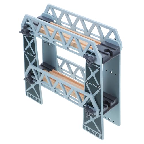 GALPADA Holz Eisenbahn Doppelstock brücke zum Zusammenbauen Kompatibel mit Holzzug schienen Fördert Motorische Fähigkeiten und Kreativität bei Kleinkindern Vielseitiges Zubehör für GALPADA Holz Eisenbahn Doppelstock brücke zum Zusammenbauen Kompatibel mit Holzzug schienen Fördert Motorische Fähigkeiten und Kreativität bei Kleinkindern Vielseitiges Zubehör für von GALPADA