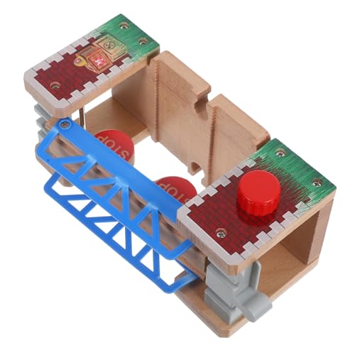 GALPADA Holz-Eisenbahn Hubbrücke aus Nachhaltigem Holz Zugzubehör für Kreatives Train Track Scene Layout Kompatibel mit Anderen Holzschienen Fördert Fantasie und Motorische Fähigkeiten bei GALPADA Holz-Eisenbahn Hubbrücke aus Nachhaltigem Holz Zugzubehör für Kreatives Train Track Scene Layout Kompatibel mit Anderen Holzschienen Fördert Fantasie und Motorische Fähigkeiten bei von GALPADA