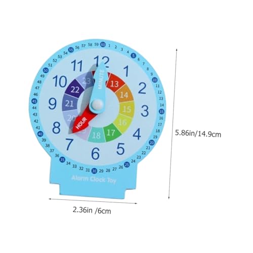 GALPADA Holz Lernuhr für Kleines Sicheres Uhrzeit Lernspielzeug Bunte Multifunktionale Uhr Pädagogisches Holzspielzeug für Vorschule und Grundschule Fördert und Farbverständnis GALPADA Holz Lernuhr für Kleines Sicheres Uhrzeit Lernspielzeug Bunte Multifunktionale Uhr Pädagogisches Holzspielzeug für Vorschule und Grundschule Fördert und Farbverständnis von GALPADA