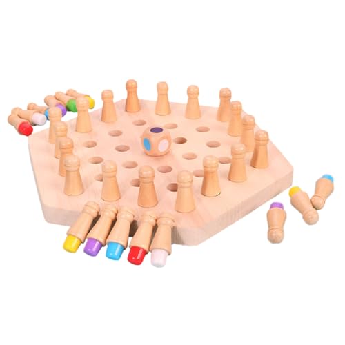 GALPADA Holz Memory Schachspiel Langlebiges Lernspielzeug für Fördert Konzentration und Logisches Teiliges Brettspiel für Eltern Junge Mädchen Spielspaß Montessori Gedächtnistraining GALPADA Holz Memory Schachspiel Langlebiges Lernspielzeug für Fördert Konzentration und Logisches Teiliges Brettspiel für Eltern Junge Mädchen Spielspaß Montessori Gedächtnistraining von GALPADA
