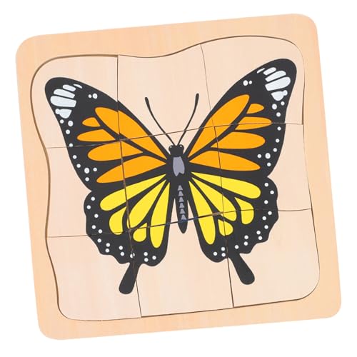 GALPADA Holz Puzzle Multi-Layer Cartoon Puzzle aus Holz für Pädagogisches Steckspiel Fördert Kognitive Fähigkeiten und Feinmotorik Geschenk für Jungen und Mädchen GALPADA Holz Puzzle Multi-Layer Cartoon Puzzle aus Holz für Pädagogisches Steckspiel Fördert Kognitive Fähigkeiten und Feinmotorik Geschenk für Jungen und Mädchen von GALPADA