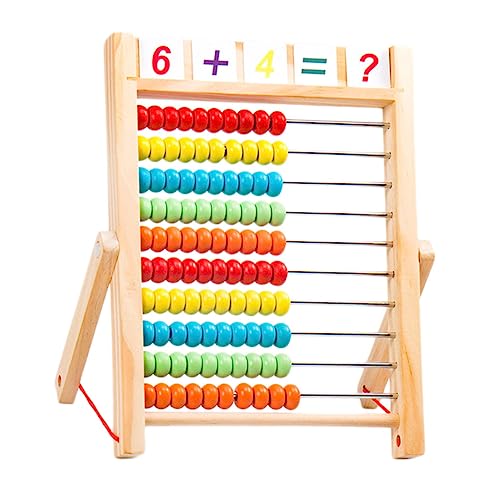 GALPADA Holz Rechenrahmen Abakus Rechenhilfe Lernspielzeug Einschulung Jungen Mädchen Pädagogisches Zählspielzeug Frühförderung Mathematikhilfe Langlebig Leicht Tragbar GALPADA Holz Rechenrahmen Abakus Rechenhilfe Lernspielzeug Einschulung Jungen Mädchen Pädagogisches Zählspielzeug Frühförderung Mathematikhilfe Langlebig Leicht Tragbar von GALPADA