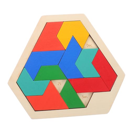 GALPADA Holz Sechseck Puzzle Montessori für Pädagogisches Denkspiel Hand Auge Koordination und Kreativität Vielseitiges Tangram für Familie und Vorschule GALPADA Holz Sechseck Puzzle Montessori für Pädagogisches Denkspiel Hand Auge Koordination und Kreativität Vielseitiges Tangram für Familie und Vorschule von GALPADA