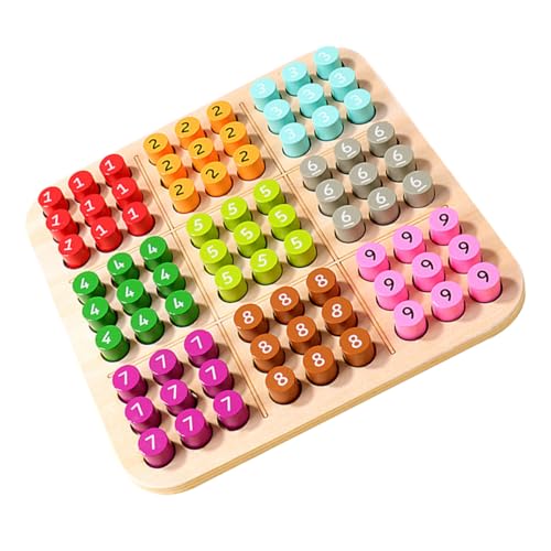 GALPADA Holz Sudoku Spielset Holzpuzzle Logikspielzeug für Erwachsene Tragbares Denkspiel mit Robustem Verschleißfestem Holzmaterial und Klarer Maserung für Frühe und Freizeitspaß GALPADA Holz Sudoku Spielset Holzpuzzle Logikspielzeug für Erwachsene Tragbares Denkspiel mit Robustem Verschleißfestem Holzmaterial und Klarer Maserung für Frühe und Freizeitspaß von GALPADA