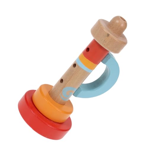 GALPADA Holz Trompete Kreatives Musikinstrument Buntes Holzspielzeug Leicht Tragbar Für Frühkindliche Bildung Geburtstag GALPADA Holz Trompete Kreatives Musikinstrument Buntes Holzspielzeug Leicht Tragbar Für Frühkindliche Bildung Geburtstag von GALPADA