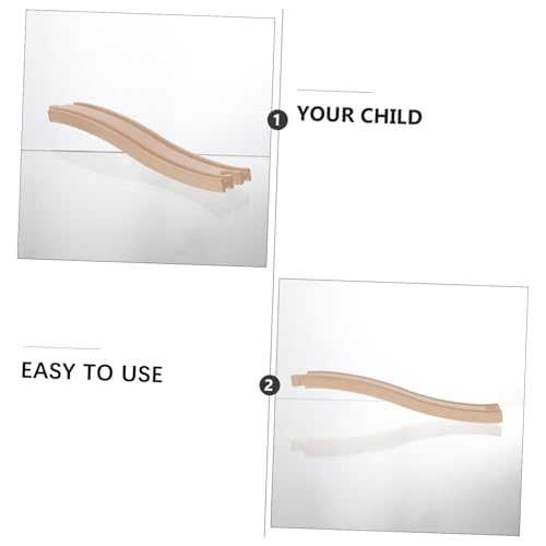 GALPADA Holzeisenbahn Erweiterungsset Bogen schienen Zubehör für Einfache Montage Realistisches Zugstrecken Modell Kompatibel mit Holz Zugspielzeug für Kreative Spielwelten GALPADA Holzeisenbahn Erweiterungsset Bogen schienen Zubehör für Einfache Montage Realistisches Zugstrecken Modell Kompatibel mit Holz Zugspielzeug für Kreative Spielwelten von GALPADA