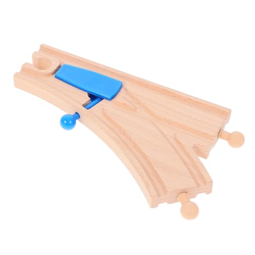 GALPADA Holzeisenbahn Weiche aus Holz Langlebiges Zubehör für Fördert Kreativität und Feinmotorik Kompatibel mit Holzschienen für Fantasievolles Blau GALPADA Holzeisenbahn Weiche aus Holz Langlebiges Zubehör für Fördert Kreativität und Feinmotorik Kompatibel mit Holzschienen für Fantasievolles Blau von GALPADA