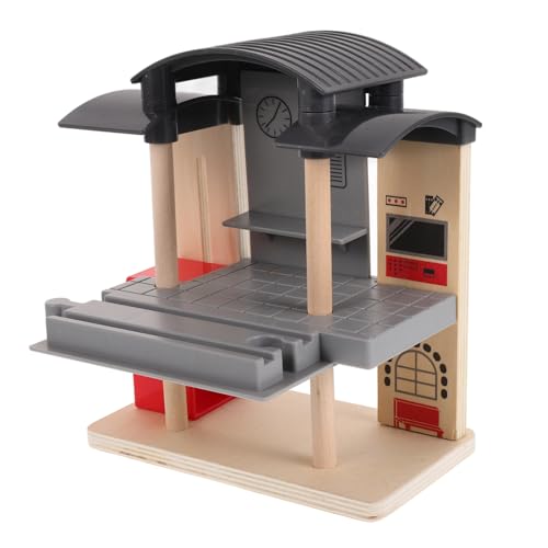 GALPADA Holzeisenbahn Zubehör Elektrische Zugstation aus Holz Kreatives BAU Fördert Vorstellungskraft und Teamwork Sicher und Langlebig Ergänzung für Holzeisenbahn GALPADA Holzeisenbahn Zubehör Elektrische Zugstation aus Holz Kreatives BAU Fördert Vorstellungskraft und Teamwork Sicher und Langlebig Ergänzung für Holzeisenbahn von GALPADA