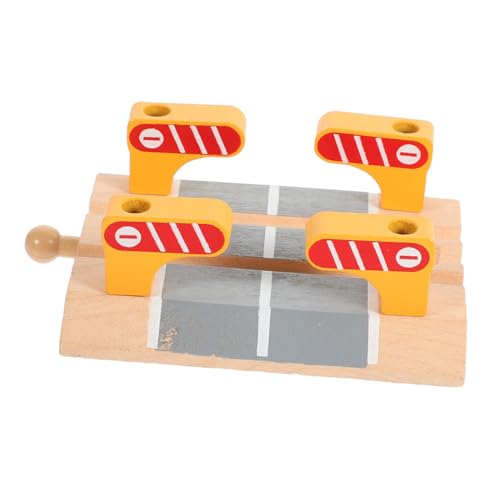 GALPADA Holzeisenbahn Zubehör Holz Schienen Railing Barrier Eisenbahn Straßenblock Modell für Garten Wohnzimmer DIY Spielspaß GALPADA Holzeisenbahn Zubehör Holz Schienen Railing Barrier Eisenbahn Straßenblock Modell für Garten Wohnzimmer DIY Spielspaß von GALPADA