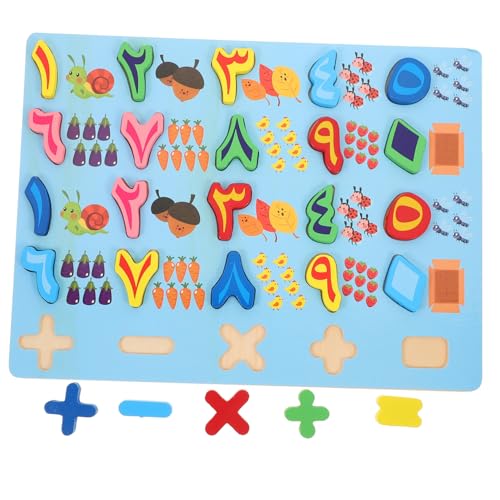 GALPADA Holzpuzzle Arabische Zahlen Lernspielzeug aus Mittelgroß Blau Pädagogisch Fördert Feinmotorik Wahrnehmung Vorschule GALPADA Holzpuzzle Arabische Zahlen Lernspielzeug aus Mittelgroß Blau Pädagogisch Fördert Feinmotorik Wahrnehmung Vorschule von GALPADA