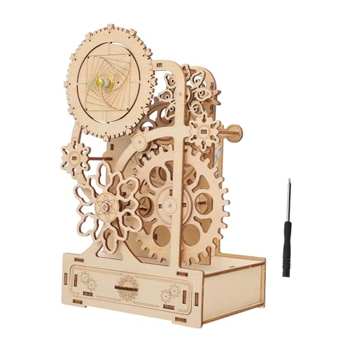 GALPADA Holzpuzzle DIY Spieluhr Stiftehalter aus Holz Mechanisches Musikbox Modell Bausatz für Erwachsene und Kompakt und Kratzfest GALPADA Holzpuzzle DIY Spieluhr Stiftehalter aus Holz Mechanisches Musikbox Modell Bausatz für Erwachsene und Kompakt und Kratzfest von GALPADA