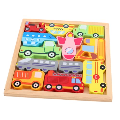 GALPADA Holzpuzzle Fahrzeug blockspiel Puzzle für Kindergarten Sichere Lernspielzeug Hand Auge koordination und Kognitiver Entwicklung GALPADA Holzpuzzle Fahrzeug blockspiel Puzzle für Kindergarten Sichere Lernspielzeug Hand Auge koordination und Kognitiver Entwicklung von GALPADA