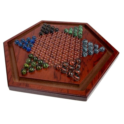 GALPADA Holzspielbrett Chinese Checkers mit Murmeln Pädagogisches Brettspiel für Erwachsene Tragbares Intelligentes Strategiespiel für Familie und Reisen Fördert und Kreativität GALPADA Holzspielbrett Chinese Checkers mit Murmeln Pädagogisches Brettspiel für Erwachsene Tragbares Intelligentes Strategiespiel für Familie und Reisen Fördert und Kreativität von GALPADA