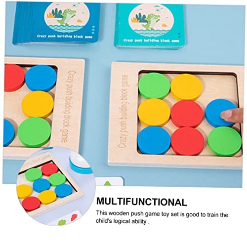 GALPADA Holzspielzeug Bunte Logische Trainingsspiele Interaktives Denkspiel Konzentrationstraining für Ab Jahren mit Mehrstufigen Karten und Sicherer Glatter Oberfläche GALPADA Holzspielzeug Bunte Logische Trainingsspiele Interaktives Denkspiel Konzentrationstraining für Ab Jahren mit Mehrstufigen Karten und Sicherer Glatter Oberfläche von GALPADA