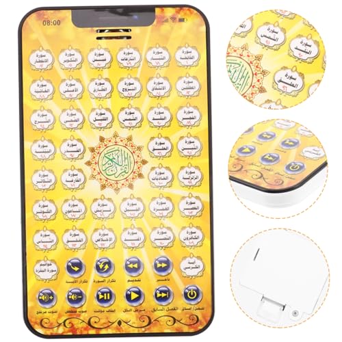 GALPADA Interaktives Arabisch Lernspielzeug für Pädagogisches Lerntablet ohne Batterien Kognitives Frühe Sprachförderung Geeignet für Vorschulkinder und Junge Mädchen GALPADA Interaktives Arabisch Lernspielzeug für Pädagogisches Lerntablet ohne Batterien Kognitives Frühe Sprachförderung Geeignet für Vorschulkinder und Junge Mädchen von GALPADA