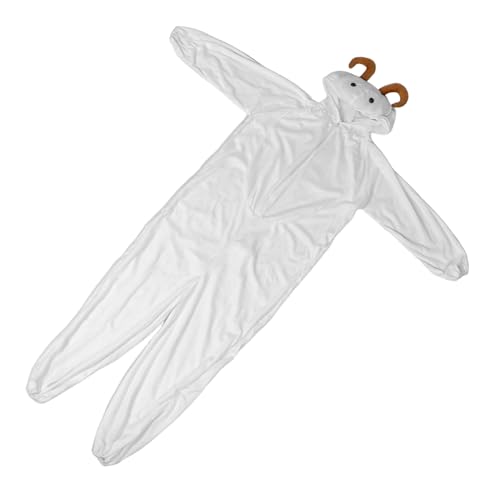 GALPADA Kleidung Ziegenkostüm Halloween Ziegenkostüm Outfit Halloween Cosplay Outfit Ziegen Cosplay Kostüm Ziegen Festival Weiße Baumwolle GALPADA Kleidung Ziegenkostüm Halloween Ziegenkostüm Outfit Halloween Cosplay Outfit Ziegen Cosplay Kostüm Ziegen Festival Weiße Baumwolle von GALPADA