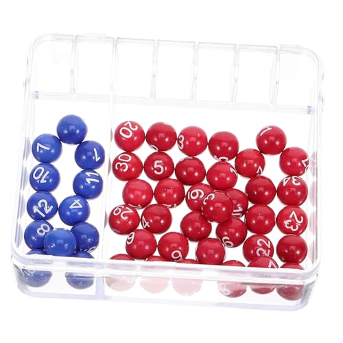 GALPADA Kleine mit Nummerierten Bällen Stabil und Bruchsicher Inkl Multifunktionaler Mini lotteriekugeln für Spiele Bildung und Frühes Zahlenlernen GALPADA Kleine mit Nummerierten Bällen Stabil und Bruchsicher Inkl Multifunktionaler Mini lotteriekugeln für Spiele Bildung und Frühes Zahlenlernen von GALPADA