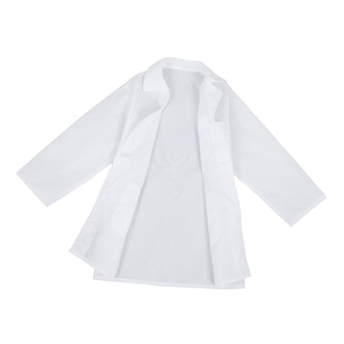 GALPADA Laborkittel Weiß Langarm Arztkostüm Weiches Baumwollmaterial Atmungsaktiv Für Rollenspiele Schule Halloween Wissenschaft Experimente Jungen Mädchen GALPADA Laborkittel Weiß Langarm Arztkostüm Weiches Baumwollmaterial Atmungsaktiv Für Rollenspiele Schule Halloween Wissenschaft Experimente Jungen Mädchen von GALPADA