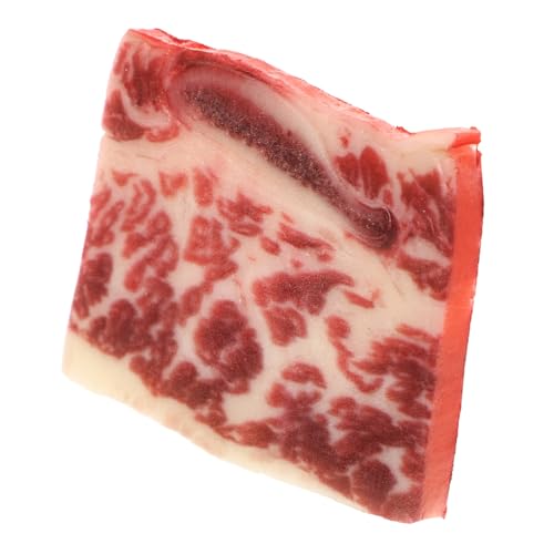 GALPADA Lebensechtes Rindfleisch Modell aus Hochwertigem und Langlebig Realistische Fleischdekoration für Küche und Restaurant Leichtes und Kompaktes Fake Cooked Meat Prop GALPADA Lebensechtes Rindfleisch Modell aus Hochwertigem und Langlebig Realistische Fleischdekoration für Küche und Restaurant Leichtes und Kompaktes Fake Cooked Meat Prop von GALPADA