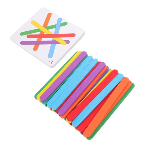 GALPADA Logikspiel Stäbchen zur Logisches Denken Problemlösung Kreatives Lernspiel Ab Jahren Sicher und Langlebig GALPADA Logikspiel Stäbchen zur Logisches Denken Problemlösung Kreatives Lernspiel Ab Jahren Sicher und Langlebig von GALPADA