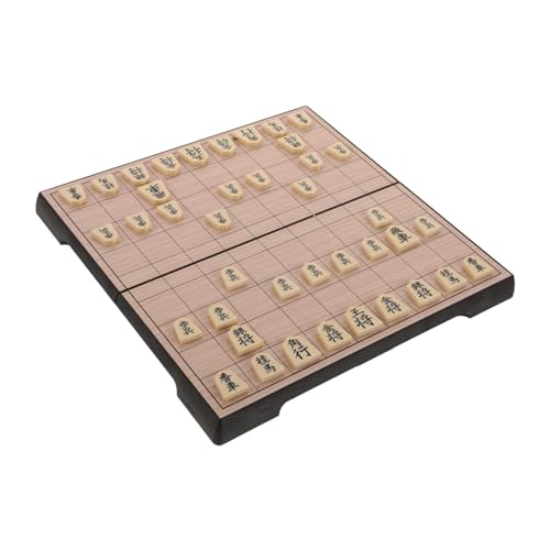 GALPADA Magnetisches Faltbares Japanisches Schachspiel aus Holz Tragbares Shogi Brettspiel für Erwachsene und Klappbares Reisespiel mit Stabilen Magnetischen Spielfiguren Fördert GALPADA Magnetisches Faltbares Japanisches Schachspiel aus Holz Tragbares Shogi Brettspiel für Erwachsene und Klappbares Reisespiel mit Stabilen Magnetischen Spielfiguren Fördert von GALPADA