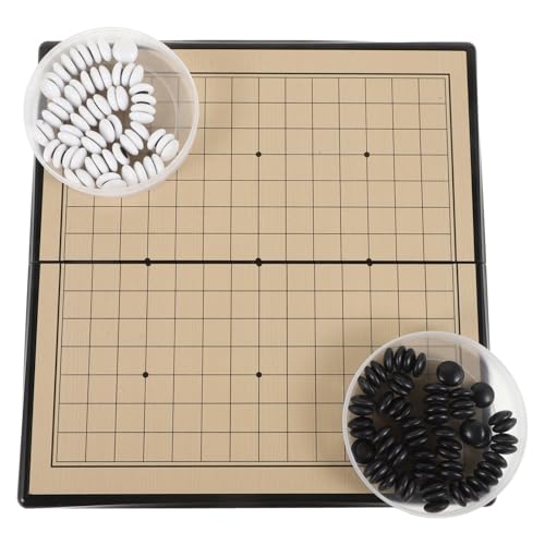 GALPADA Magnetisches Go Spiel für Anfänger Standardbrett mit Magnetischen Spielsteinen Tragbares Einer Reihe zur Logischen Denkens Inklusive Aufbewahrungsbox GALPADA Magnetisches Go Spiel für Anfänger Standardbrett mit Magnetischen Spielsteinen Tragbares Einer Reihe zur Logischen Denkens Inklusive Aufbewahrungsbox von GALPADA