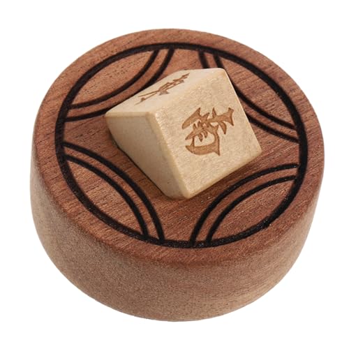 GALPADA Mahjong Würfel aus Holz Kleines Chinesisches Spielwürfel Robustes Entertainment Zubehör für Gesellschaftsspiele Partys und Zuhause Holzspielwürfel für Mahjong Spieler GALPADA Mahjong Würfel aus Holz Kleines Chinesisches Spielwürfel Robustes Entertainment Zubehör für Gesellschaftsspiele Partys und Zuhause Holzspielwürfel für Mahjong Spieler von GALPADA