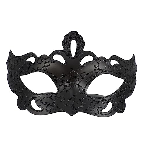 GALPADA Maske Geführtes Gesicht Männer Maskieren Kostüm Tanzparty Dekorationen Party-cosplay-requisiten Party Dekorativ Halloween Plastik Black von GALPADA