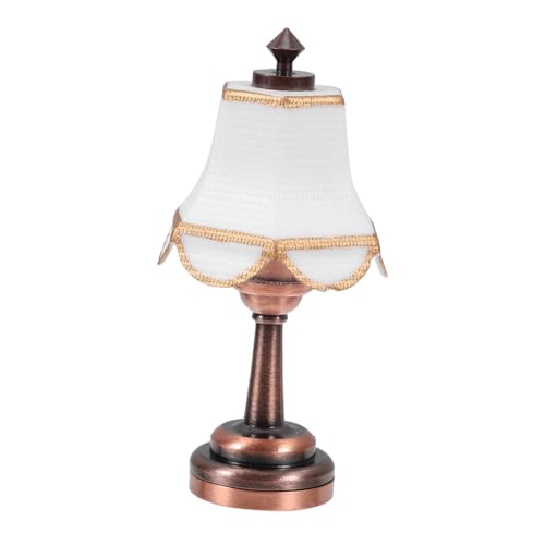 GALPADA Maßstab Dekorative Schreibtischlampe Langlebig Sicher Zubehör für Puppenhaus Deko Geschenkidee für Sammler GALPADA Maßstab Dekorative Schreibtischlampe Langlebig Sicher Zubehör für Puppenhaus Deko Geschenkidee für Sammler von GALPADA