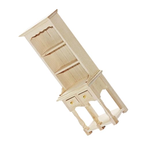 GALPADA Maßstab Kleiner Holzschrank mit Türen und Dekorativer Miniatur Wohnzimmerschrank für DIY Basteln und Mini Haus Zubehör GALPADA Maßstab Kleiner Holzschrank mit Türen und Dekorativer Miniatur Wohnzimmerschrank für DIY Basteln und Mini Haus Zubehör von GALPADA