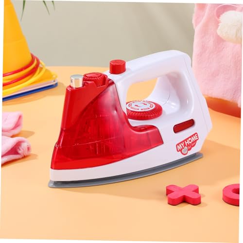 GALPADA Mini Bügeleisen aus Robustem Abs Realistische Nachbildung in Rot Rollenspiel Lernspielzeug für Haushalt und Puppenhaus Dekoration GALPADA Mini Bügeleisen aus Robustem Abs Realistische Nachbildung in Rot Rollenspiel Lernspielzeug für Haushalt und Puppenhaus Dekoration von GALPADA