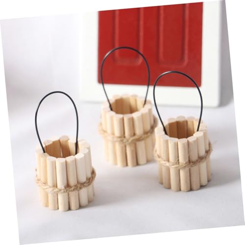 GALPADA Miniatur Holz Eimer Miniatur Wasserpott Dekoration Puppenhaus Zubehör Feine Verarbeitung für Miniaturlandschaften und DIY Kreativität GALPADA Miniatur Holz Eimer Miniatur Wasserpott Dekoration Puppenhaus Zubehör Feine Verarbeitung für Miniaturlandschaften und DIY Kreativität von GALPADA