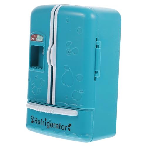 GALPADA Miniatur Puppenhaus Kühlschrank Dekorativer Mini-kühlschrank in Blau Realistische Spielküche Möbel Leichtes Kompaktes Design für DIY Puppenhaus und Foto Requisiten GALPADA Miniatur Puppenhaus Kühlschrank Dekorativer Mini-kühlschrank in Blau Realistische Spielküche Möbel Leichtes Kompaktes Design für DIY Puppenhaus und Foto Requisiten von GALPADA