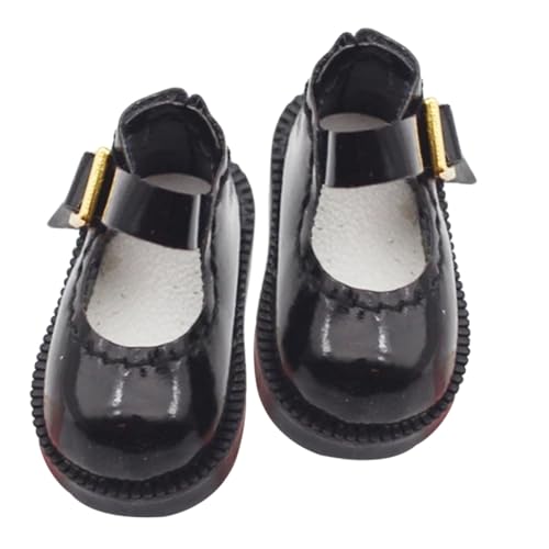 GALPADA Miniatur Puppenschuhe aus Baumwolle für Stoffpuppen Kleine Schwarze Stoffschuhe als Puppenzubehör und Miniatur Dekoration für Puppenhaus und Bastelprojekte GALPADA Miniatur Puppenschuhe aus Baumwolle für Stoffpuppen Kleine Schwarze Stoffschuhe als Puppenzubehör und Miniatur Dekoration für Puppenhaus und Bastelprojekte von GALPADA